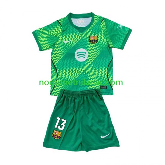 Golmanski Dres - Dres FC Barcelona Wojciech Szczesny 13 Domaći 2026-2027 Kratkih Rukava - Dječji