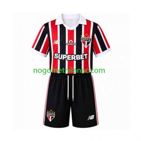 Dres Sao Paulo Gostujući 2026-2027 Kratkih Rukava - Dječji
