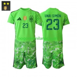Golmanski Dres - Dres Španjolska Unai Simon 23 Treći 2026-2027 Kratkih Rukava - Dječji