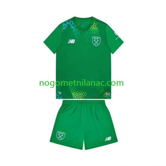 Golmanski Dres - Dres West Ham United Domaći 2026-2027 Kratkih Rukava - Dječji
