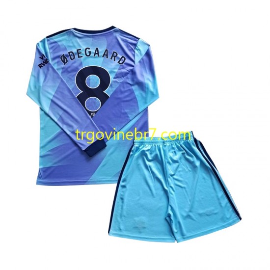 Dres Arsenal Odegaard 8 Treći 2024-2025 Dugim Rukavima - Dječji