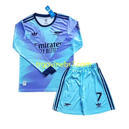 Dres Arsenal Saka 7 Treći 2024-2025 Dugim Rukavima - Dječji