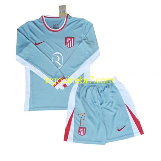 Dres Atlético Madrid Antoine Griezmann 7 Gostujući 2024-2025 Dugim Rukavima - Dječji
