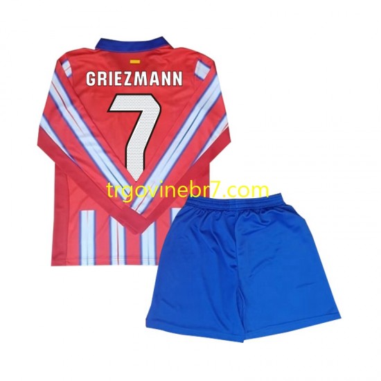 Dres Atlético Madrid Antoine Griezmann 7 Domaći 2024-2025 Dugim Rukavima - Dječji