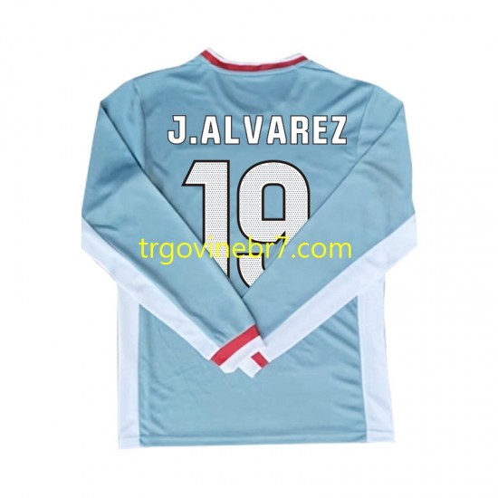 Dres Atlético Madrid Julian Alvarez 19 Gostujući 2024-2025 Dugim Rukavima - Muški