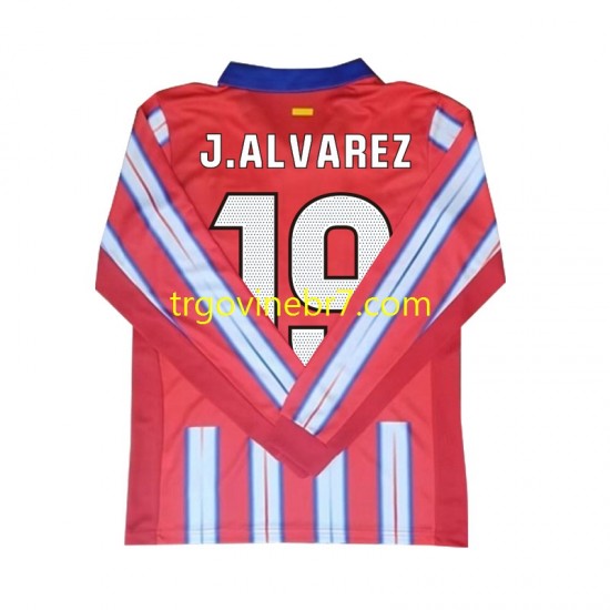 Dres Atlético Madrid Julian Alvarez 19 Domaći 2024-2025 Dugim Rukavima - Muški