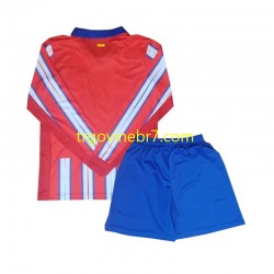 Dres Atlético Madrid Domaći 2024-2025 Dugim Rukavima - Dječji