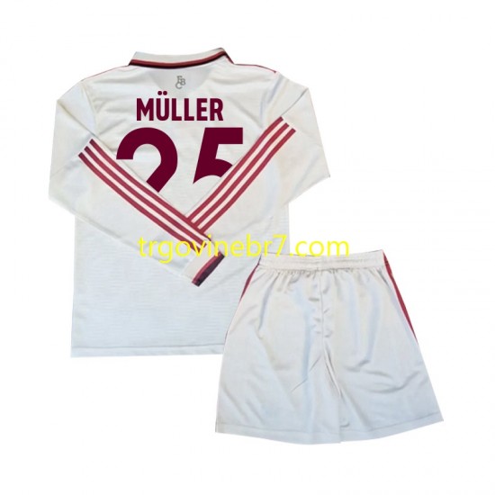 Dres FC Bayern München Muller 25 Treći 2024-2025 Dugim Rukavima - Dječji
