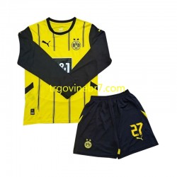 Dres Borussia Dortmund Karim Adeyemi 27 Domaći 2024-2025 Dugim Rukavima - Dječji