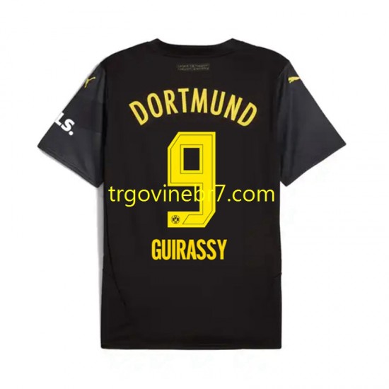 Dres Borussia Dortmund Serhou Guirassy 9 Gostujući 2024-2025 Kratkih Rukava - Muški