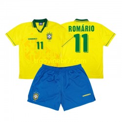 Dres Brazil Romario 11 Retro Domaći 1994 Kratkih Rukava - Dječji Dres Brazil Romario 11 Retro Domaći 1994 Kratkih Rukava - Dječji