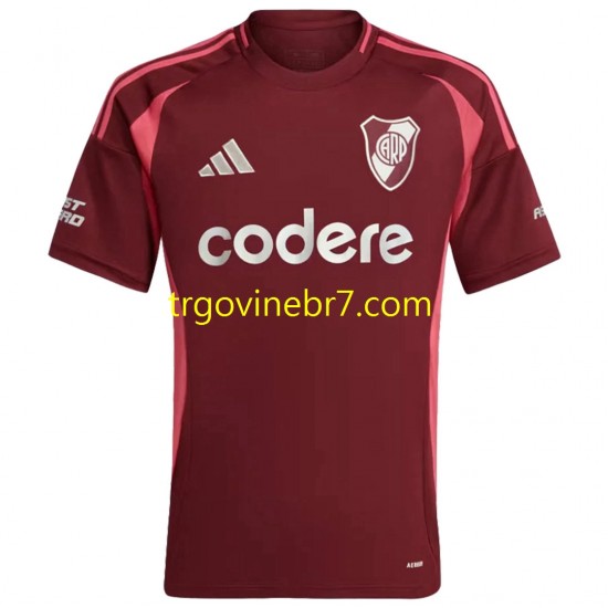 Dres CA River Plate Gostujući 2024-2025 Kratkih Rukava - Muški