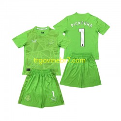 Golmanski Dres - Dres Everton Pickford 1 Domaći 2024-2025 Kratkih Rukava - Dječji