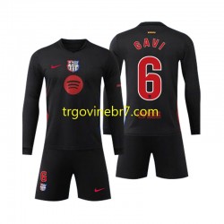 Dres FC Barcelona Gavi 6 Gostujući 2024-2025 Dugim Rukavima - Dječji