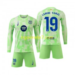 Dres FC Barcelona Lamine Yamal 19 Treći 2024-2025 Dugim Rukavima - Dječji