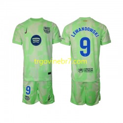 Dres FC Barcelona Robert Lewandowski 9 Treći 2024-2025 Kratkih Rukava - Dječji