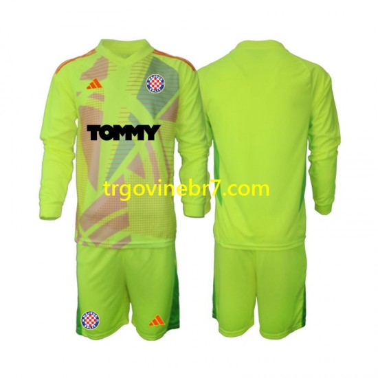 Golmanski Dres - Dres Hajduk Split Domaći 2024-2025 Dugim Rukavima - Dječji