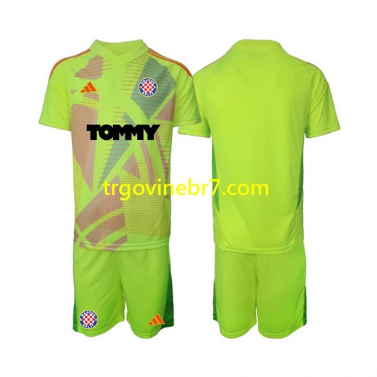 Golmanski Dres - Dres Hajduk Split Domaći 2024-2025 Kratkih Rukava - Dječji