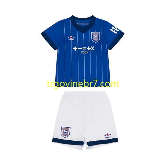 Dres Ipswich Town Domaći 2024-2025 Kratkih Rukava - Dječji
