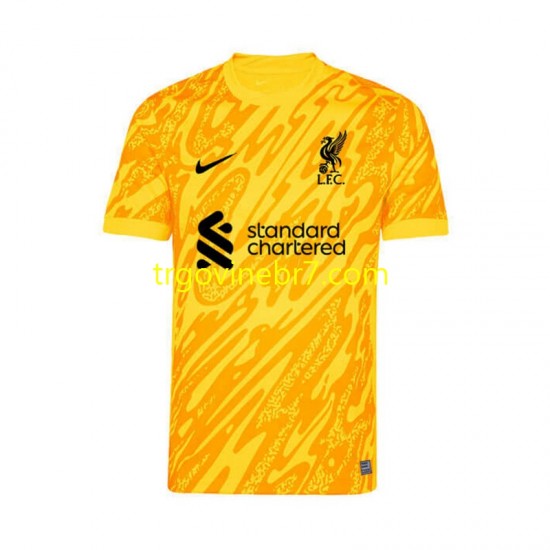 Golmanski Dres - Dres Liverpool Četvrti 2024-2025 Kratkih Rukava - Muški