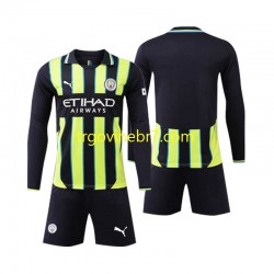 Dres Manchester City Gostujući 2024-2025 Dugim Rukavima - Dječji Dres Manchester City Gostujući 2024-2025 Dugim Rukavima - Dječji