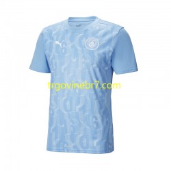 Dres Manchester City Pre-Match Domaći 2024-2025 Kratkih Rukava - Muški