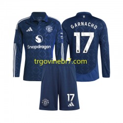 Dres Manchester United Alejandro Garnacho 17 Gostujući 2024-2025 Dugim Rukavima - Dječji Dres Manchester United Alejandro Garnacho 17 Gostujući 2024-2025 Dugim Rukavima - Dječji