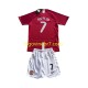 Dres Manchester United Cristiano Ronaldo 7 Champion League 2007 Retro Domaći Kratkih Rukava - Dječji