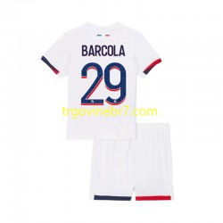 Dres Paris Saint-Germain Bradley Barcola 29 Gostujući 2024-2025 Kratkih Rukava - Dječji