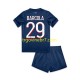 Dres Paris Saint-Germain Bradley Barcola 29 Domaći 2024-2025 Kratkih Rukava - Dječji