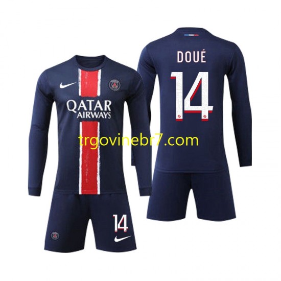 Dres Paris Saint-Germain D Doue 14 Domaći 2024-2025 Dugim Rukavima - Dječji
