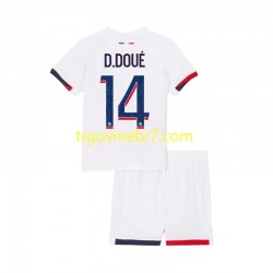 Dres Paris Saint-Germain Desire Doue 14 Gostujući 2024-2025 Kratkih Rukava - Dječji