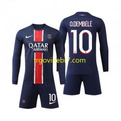 Dres Paris Saint-Germain O Dembele 10 Domaći 2024-2025 Dugim Rukavima - Dječji