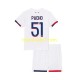 Dres Paris Saint-Germain Willian Pacho 51 Gostujući 2024-2025 Kratkih Rukava - Dječji