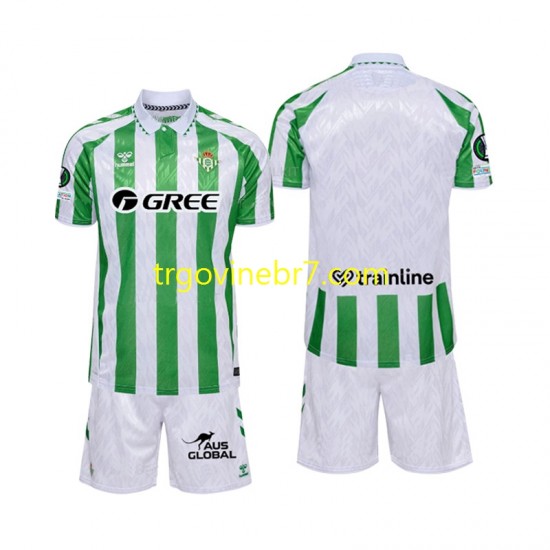 Dres Real Betis Domaći 2024-2025 Kratkih Rukava - Dječji