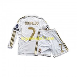 Dres Real Madrid Cristiano Ronaldo 7 Domaći 2011 Dugim Rukavima - Dječji Dres Real Madrid Cristiano Ronaldo 7 Domaći 2011 Dugim Rukavima - Dječji