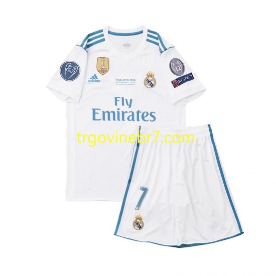 Dres Real Madrid Cristiano Ronaldo 7 2017 Retro Domaći Kratkih Rukava - Dječji