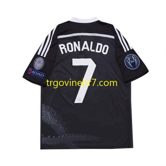 Dres Real Madrid Cristiano Ronaldo 7 2014 Retro Treći Kratkih Rukava - Dječji