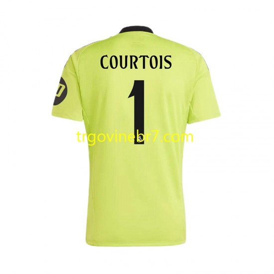 Golmanski Dres - Dres Real Madrid COURTOIS 1 Treći 2024-2025 Kratkih Rukava - Muški