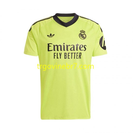 Golmanski Dres - Dres Real Madrid COURTOIS 1 Treći 2024-2025 Kratkih Rukava - Muški