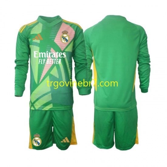 Golmanski Dres - Dres Real Madrid Treći 2024-2025 Dugim Rukavima - Dječji