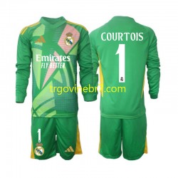 Golmanski Dres - Dres Real Madrid Thibaut Courtois 1 Treći 2024-2025 Dugim Rukavima - Dječji