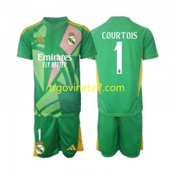 Golmanski Dres - Dres Real Madrid Thibaut Courtois 1 Treći 2024-2025 Kratkih Rukava - Dječji