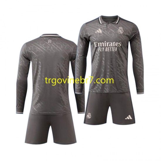 Dres Real Madrid Treći 2024-2025 Dugim Rukavima - Dječji