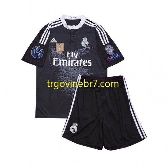 Dres Real Madrid 2014 Retro Treći Kratkih Rukava - Dječji