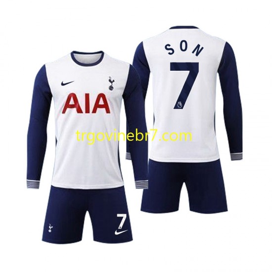Dres Tottenham Spurs Son 7 Domaći 2024-2025 Dugim Rukavima - Dječji