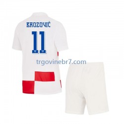 Dres Hrvatska Marcelo Brozovic 11 Domaći Euro 2024 Kratkih Rukava - Dječji