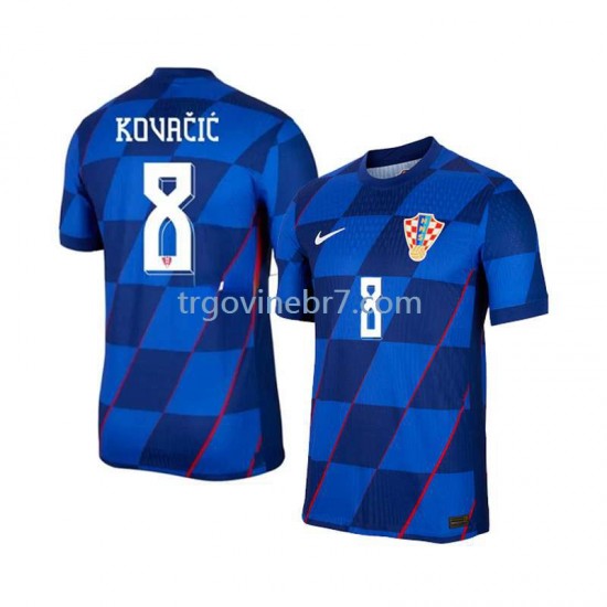 Dres Hrvatska Mateo Kovacic 8 Gostujući Euro 2024 Kratkih Rukava - Muški