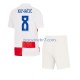 Dres Hrvatska Mateo Kovacic 8 Domaći Euro 2024 Kratkih Rukava - Dječji