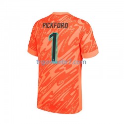 Golmanski Dres - Dres Engleska Pickford 1 Domaći Euro 2024 Kratkih Rukava - Muški